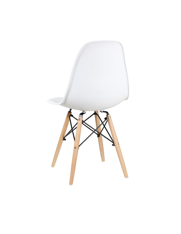 Стул обеденный EAMES DSW WX-503, пластик белый